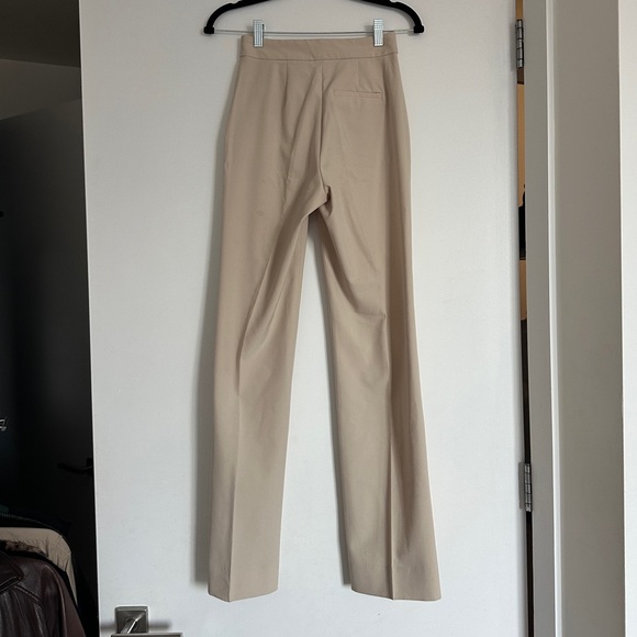 Aritzia Babaton Pleated Pant in Light Beige - Picture 2 of 3